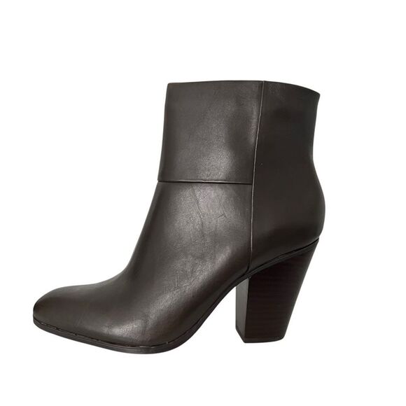 Nine West Brown Hisway Natural Le Booties NEW - Picture 3 of 6